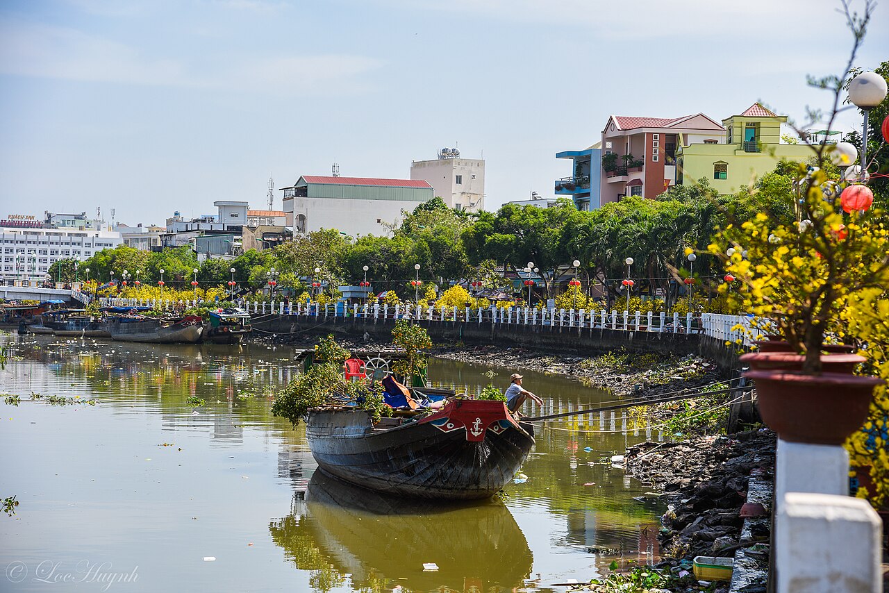 Kênh rạch xanh mát ở Cần Thơ