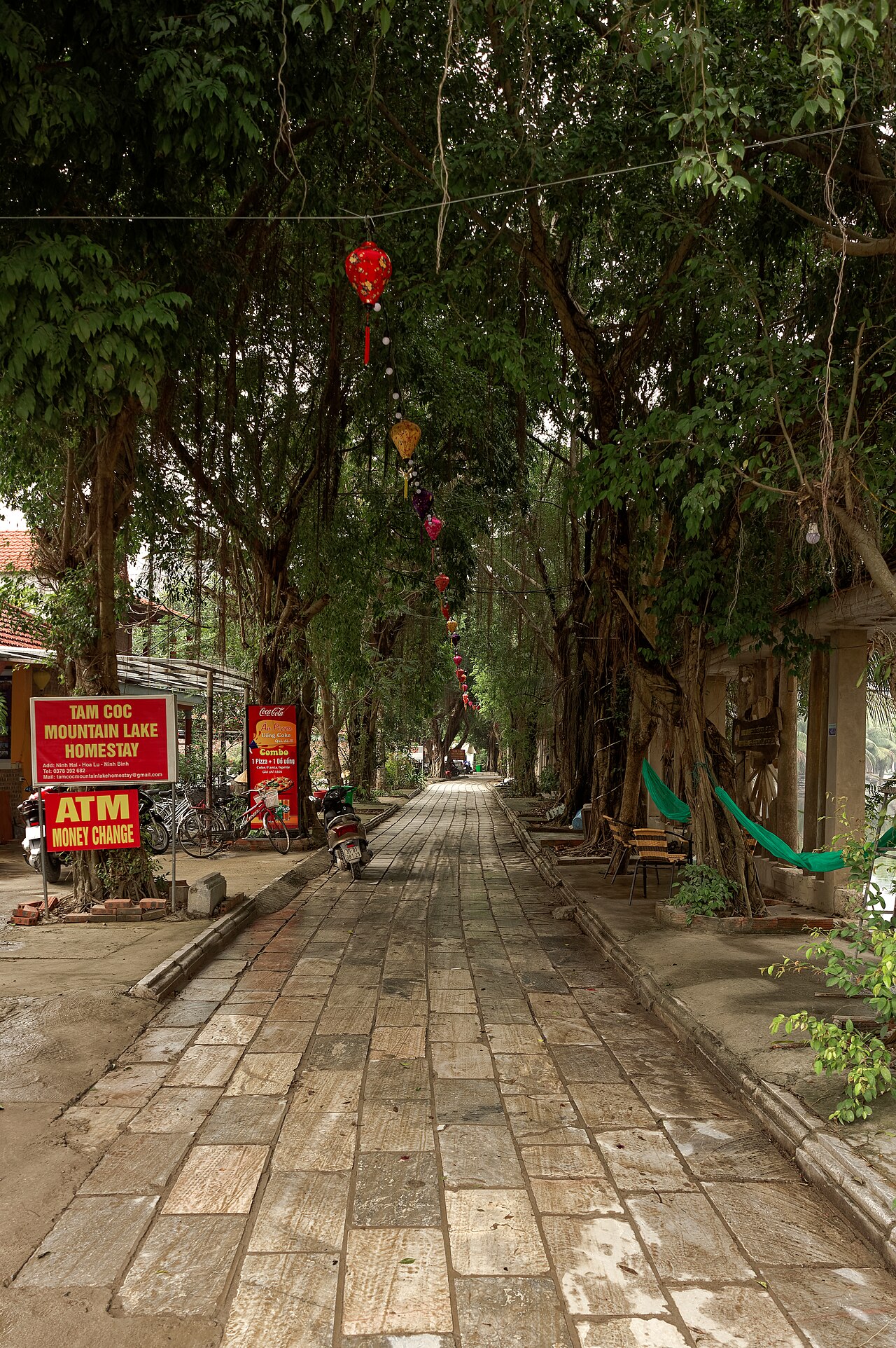 Con đường làng ở Tam Cốc