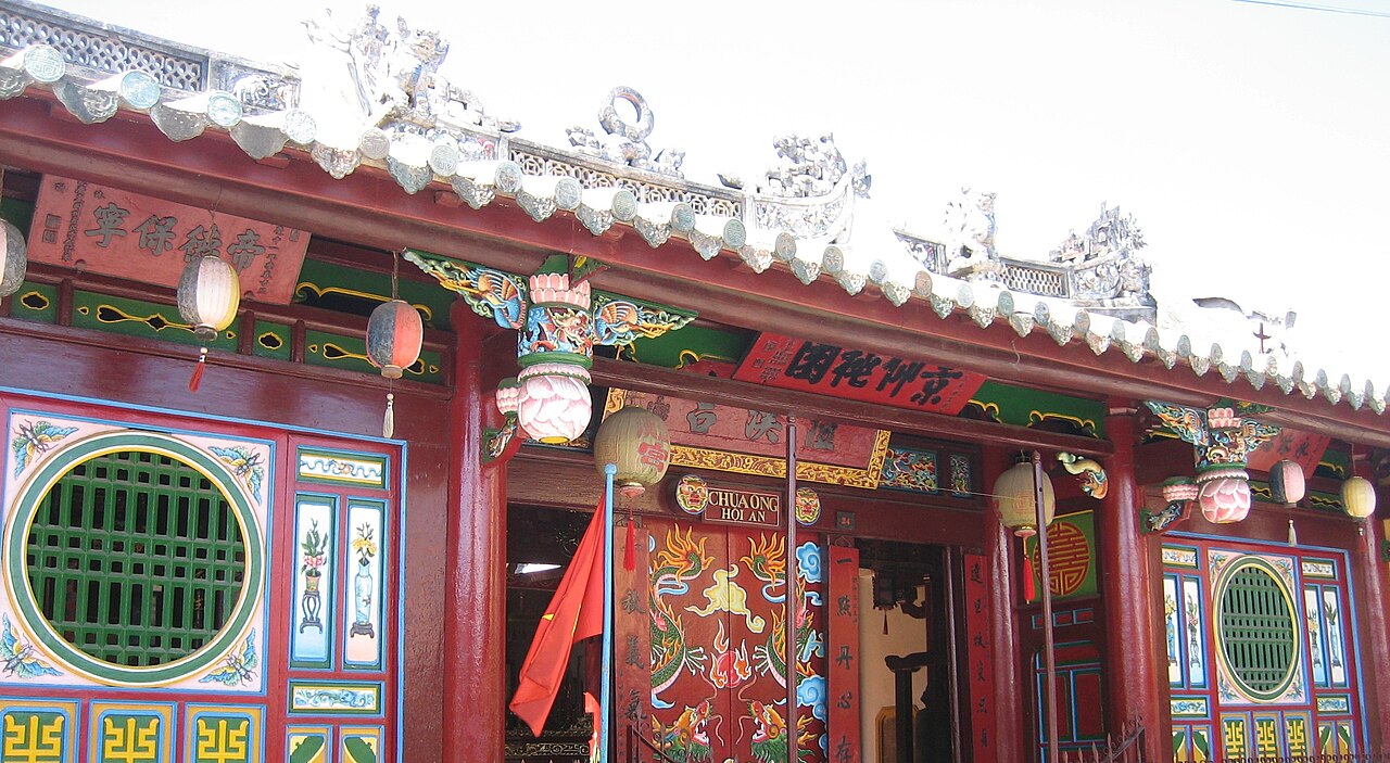 Mặt tiền miếu Quan Công Hội An