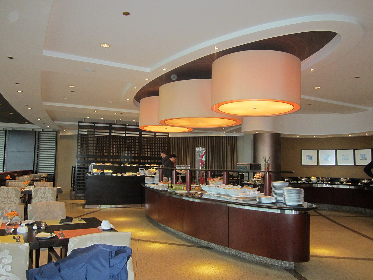 Quầy bữa sáng buffet khách sạn