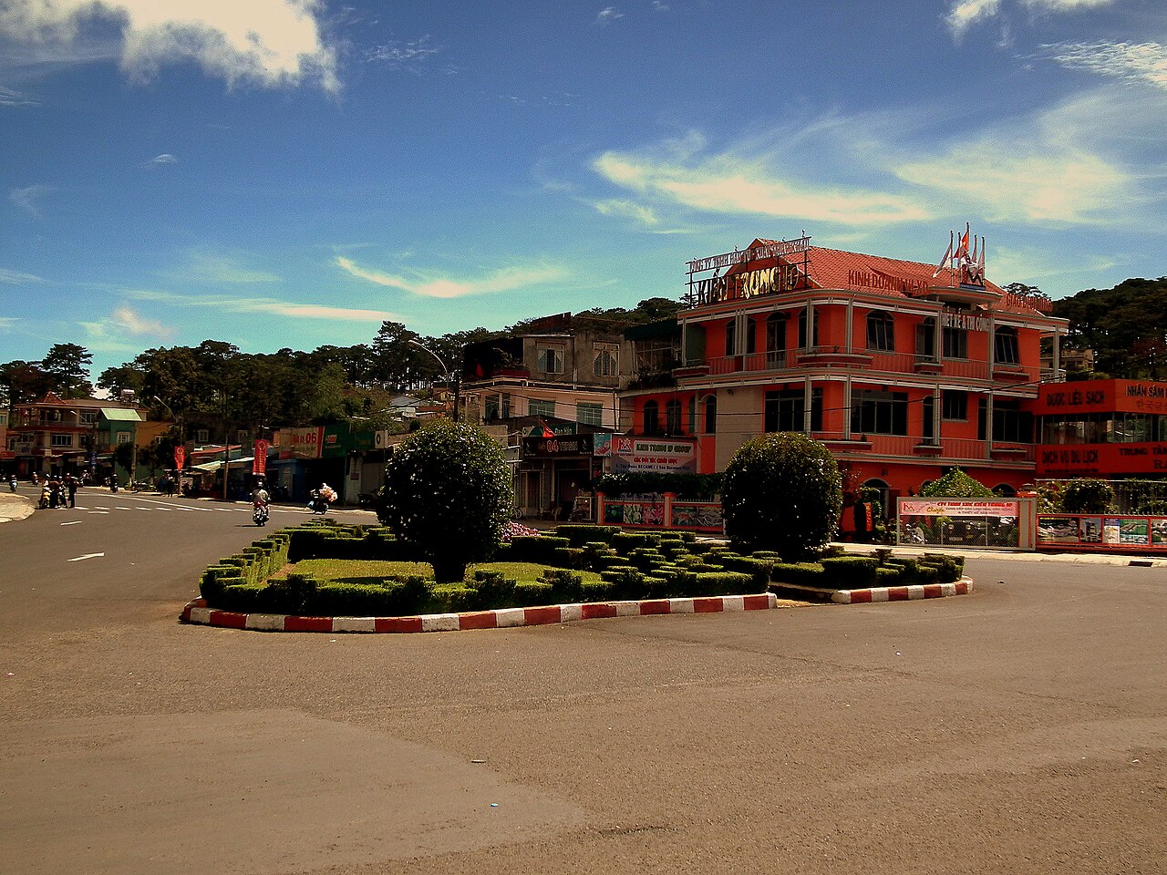 Vòng xoay khu trung tâm Đà Lạt