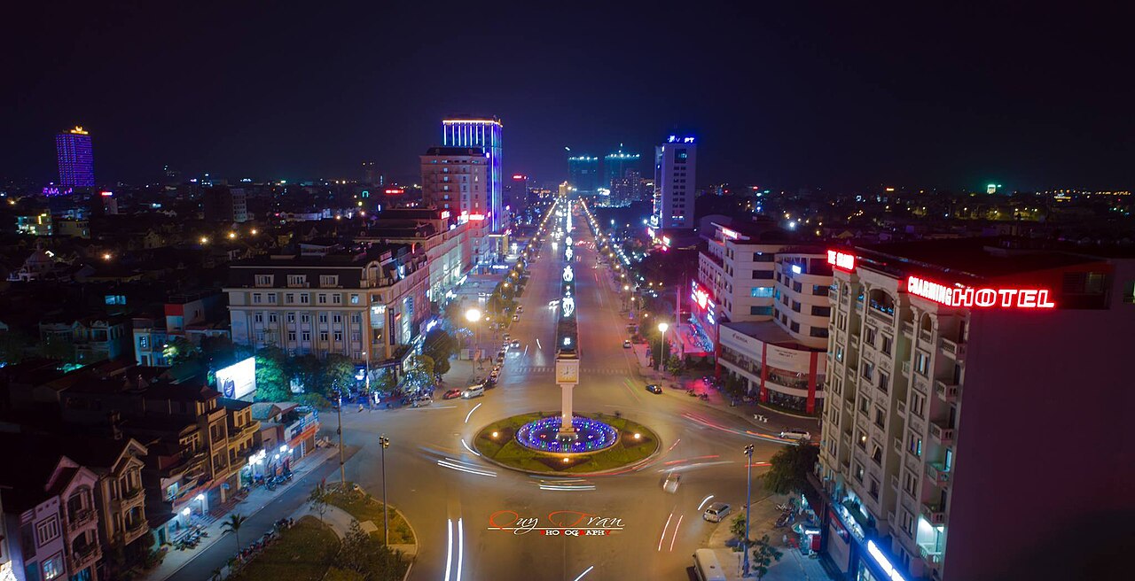 Thành phố Bắc Ninh về đêm