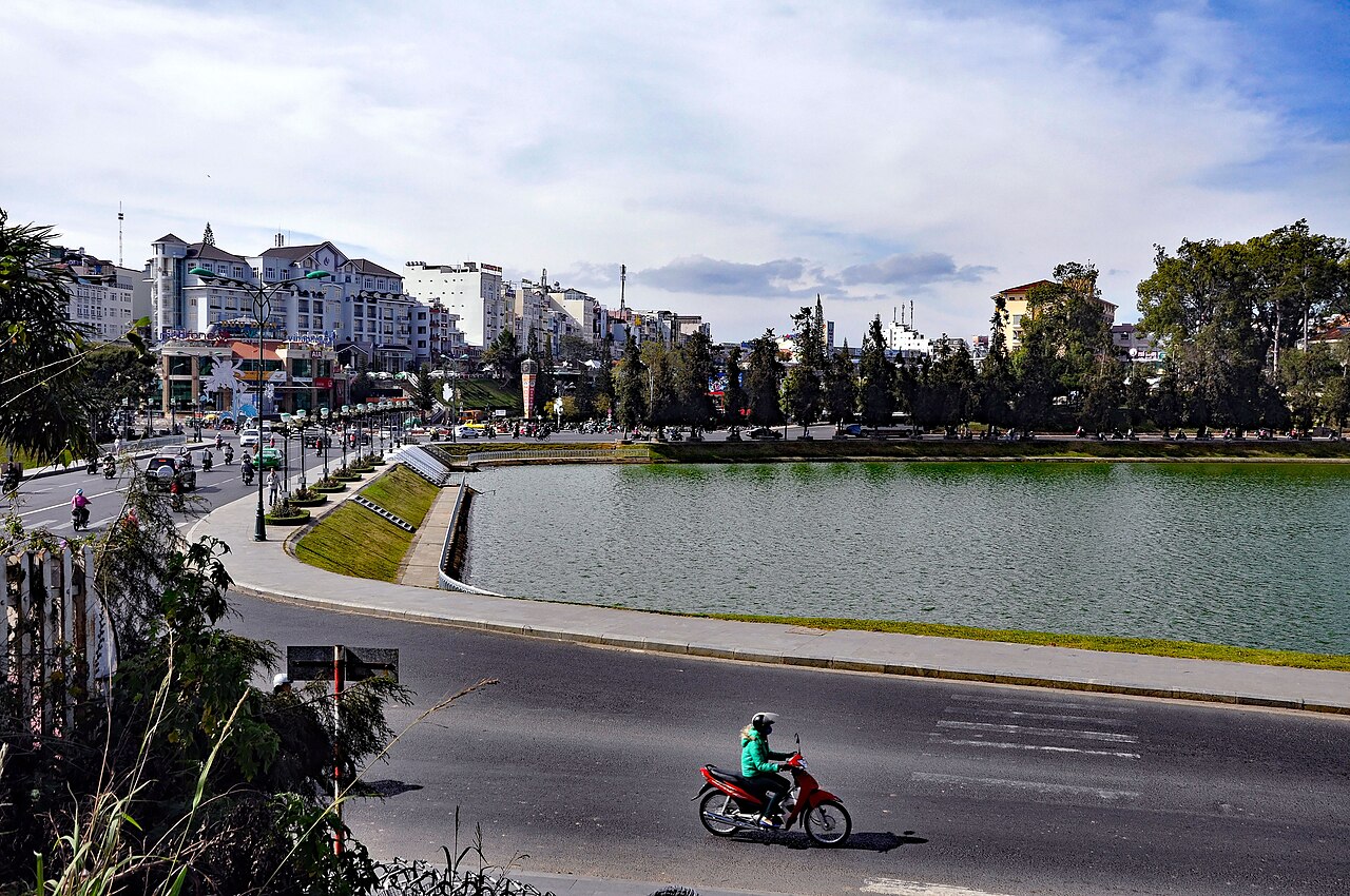 Hồ Xuân Hương ở trung tâm Đà Lạt