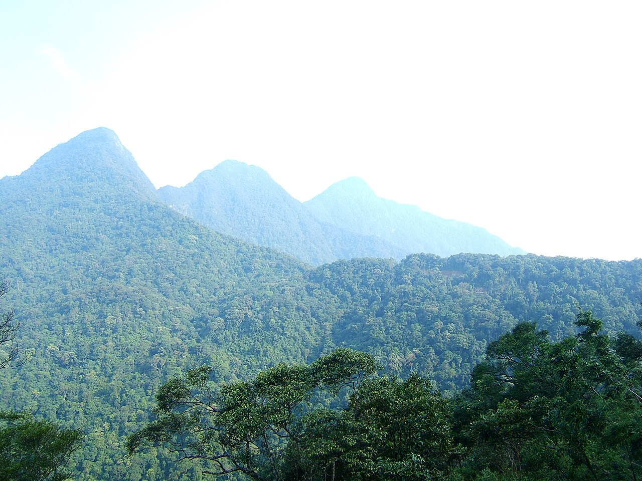 Dãy núi Tam Đảo hùng vĩ