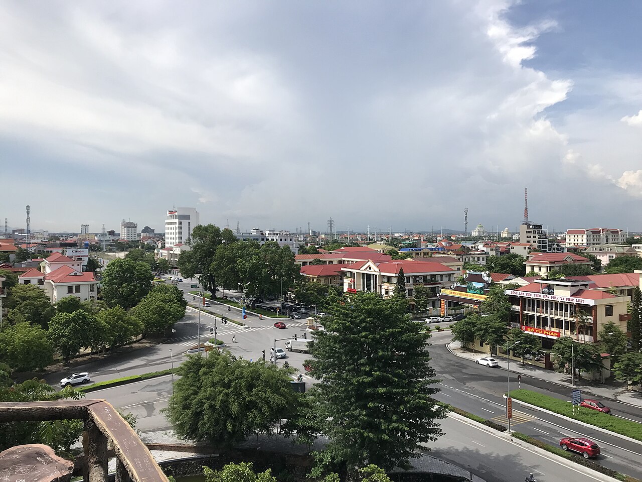 Thành phố Ninh Bình nhìn từ trên cao