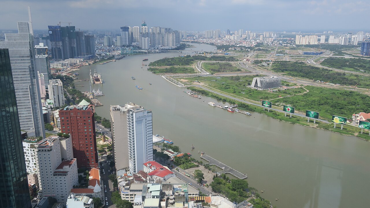 Sông Sài Gòn và Thủ Thiêm
